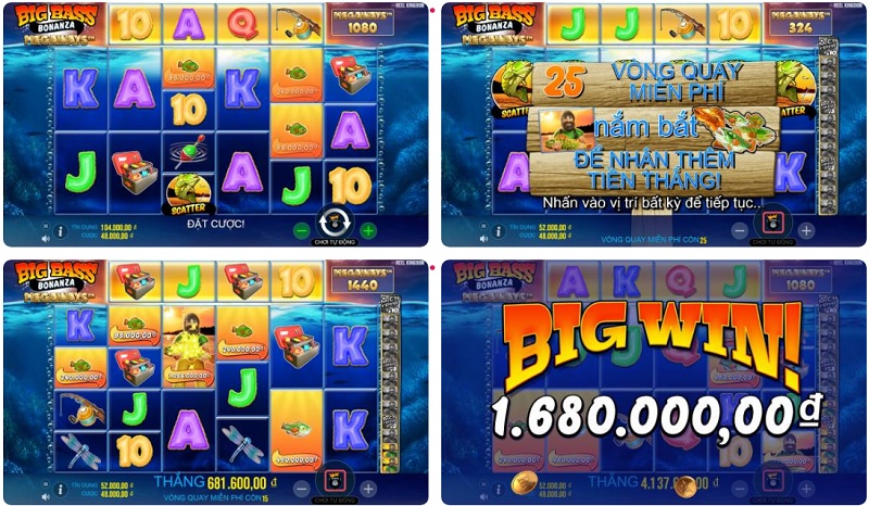 Nổ hũ Big Bass Bonanza Megaways - Tựa game quay hũ câu cá mới lạ