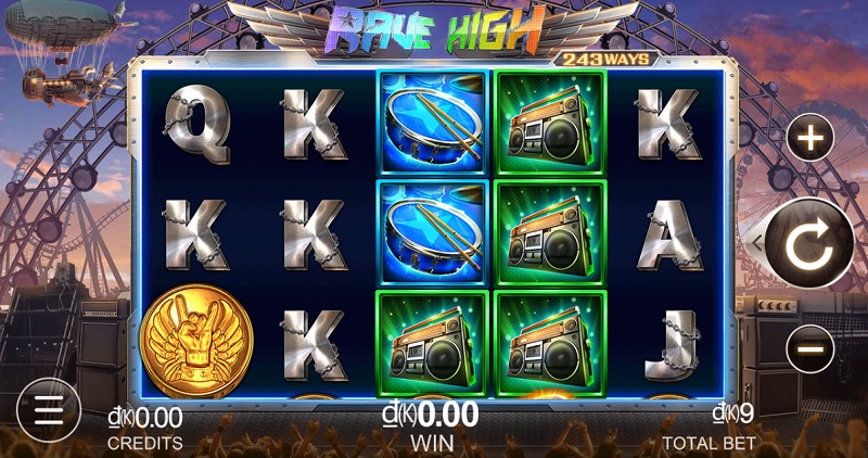 Tham gia game nổ hũ Rave High đầy kích thích khi đến VB9