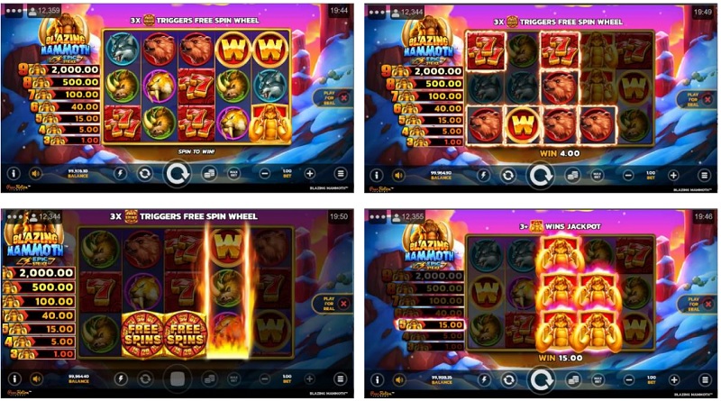 Phiêu lưu về thời tiền sử với sản phẩm game slot Blazing Mammoth tại VB9