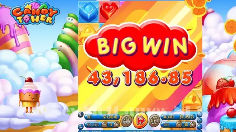 Chinh phục thế giới kẹo ngọt qua tựa game slot Candy Tower hấp dẫn