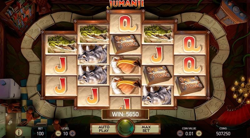 Jumanji - Khám phá tựa game nổ hũ hành động với guồng quay độc đáo