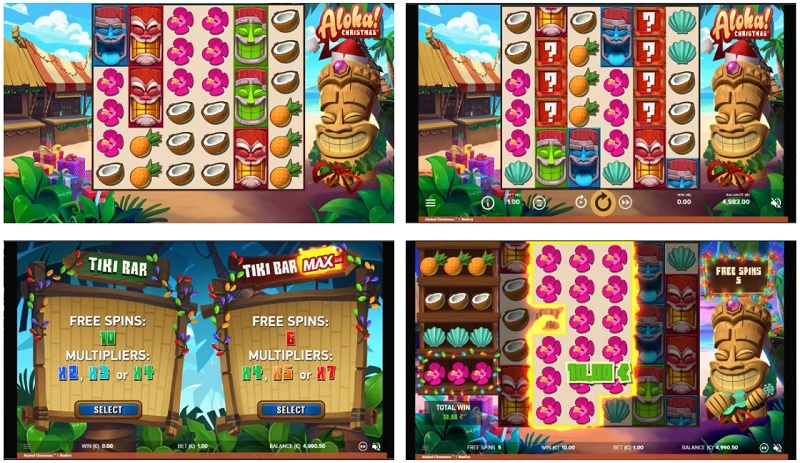 Aloha Christmas Edition - Khám phá đảo Hawaii với hũ game hấp dẫn