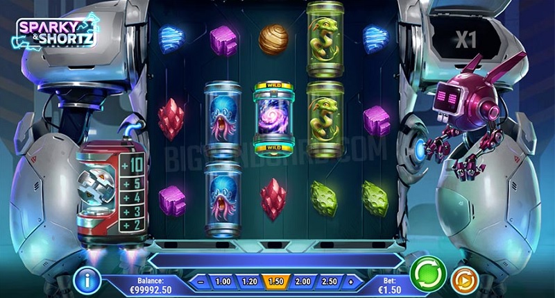 Giải cứu hành tinh tương lai với tựa game quay hũ Sparky & Shortz