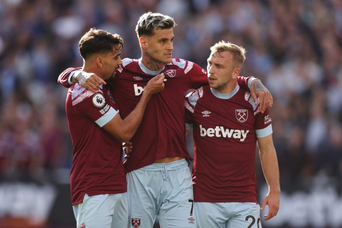 West Ham xếp cuối bảng về chỉ số tài / xỉu khi chỉ có 2 trận ghi được nhiều hơn 2 bàn thắng